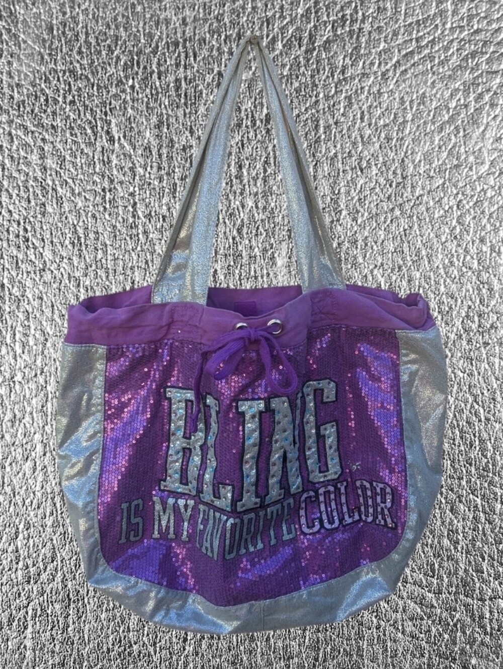 Women's Justice "Bling Is My Favorite Color" Shoulder Bag